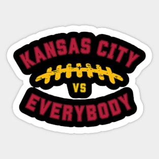 Kansas city vs Everybody Sticker